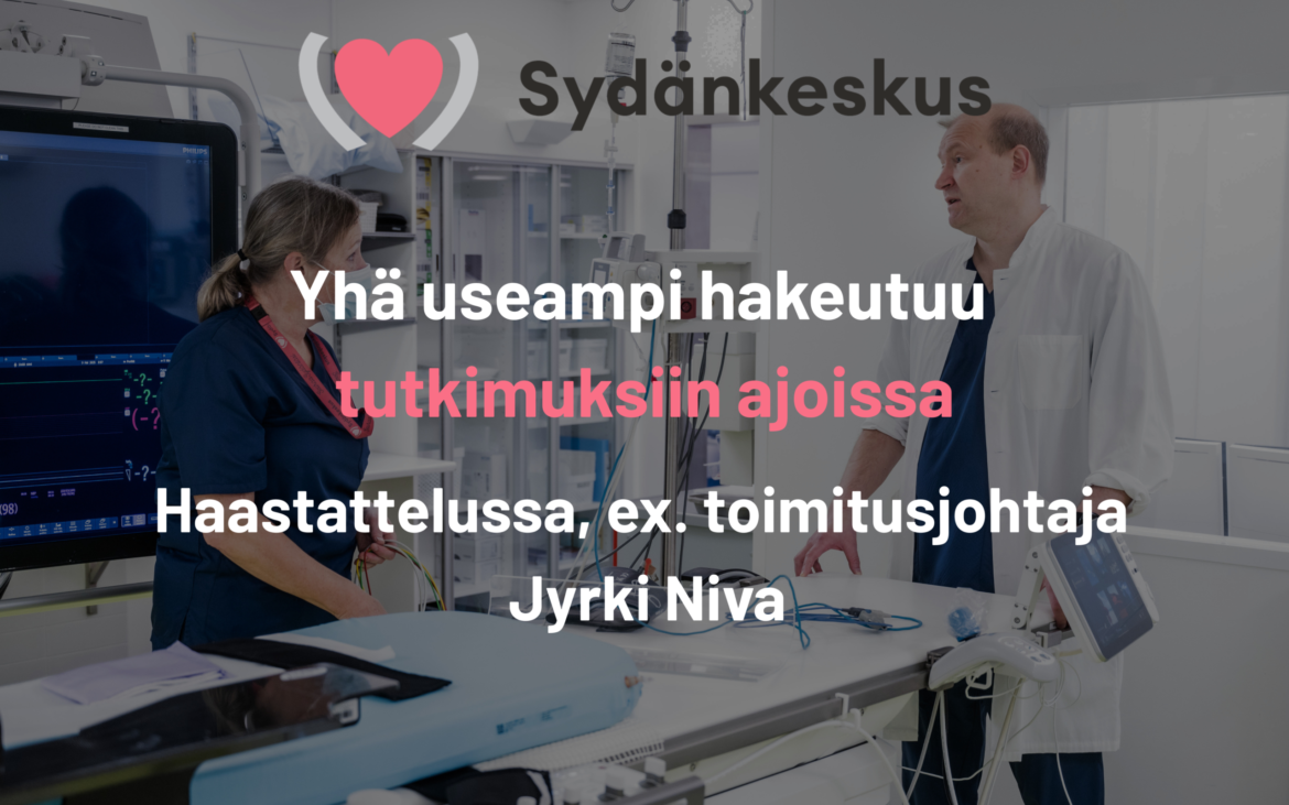 Yhä useampi hakeutuu ajoissa sydäntutkimuksiin